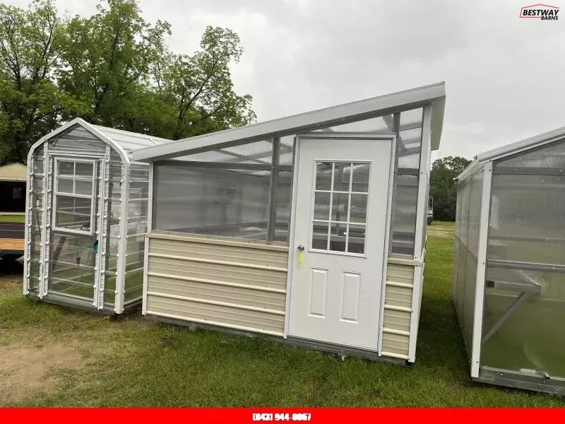 New 2025 Heritage Building 8X12 GREENHOUSE Utility Shed