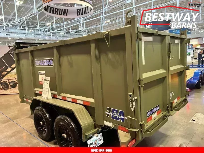 New 2027 Down 2 Earth 6 X 12 10k High Side comercial Dump