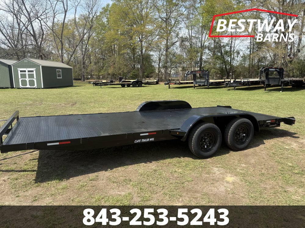 New 2026 Clay's Trailers STEEL DECK 7X20 Car Hauler