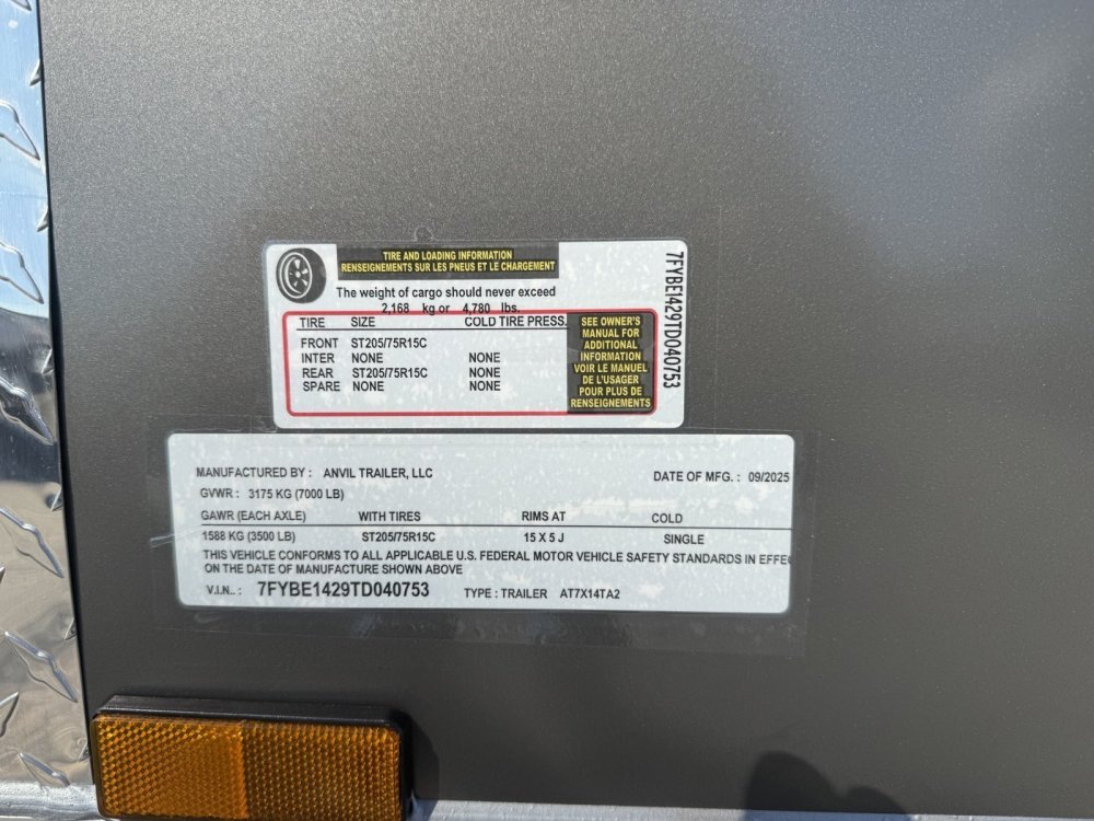 New 2026 Anvil 7X14 Enclosed Cargo