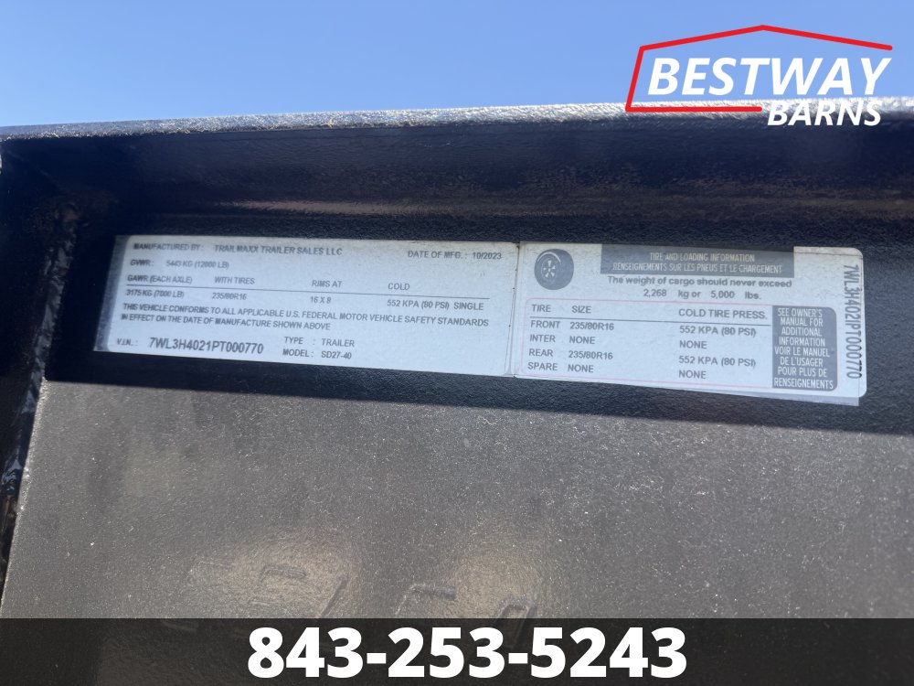 REPO 2023 Trail Maxx GOOSENECK Equipment