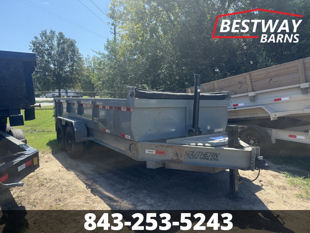 REPO 2025 SOUTHERN UTILTY TRAILERS 7 x 16 16k Dump