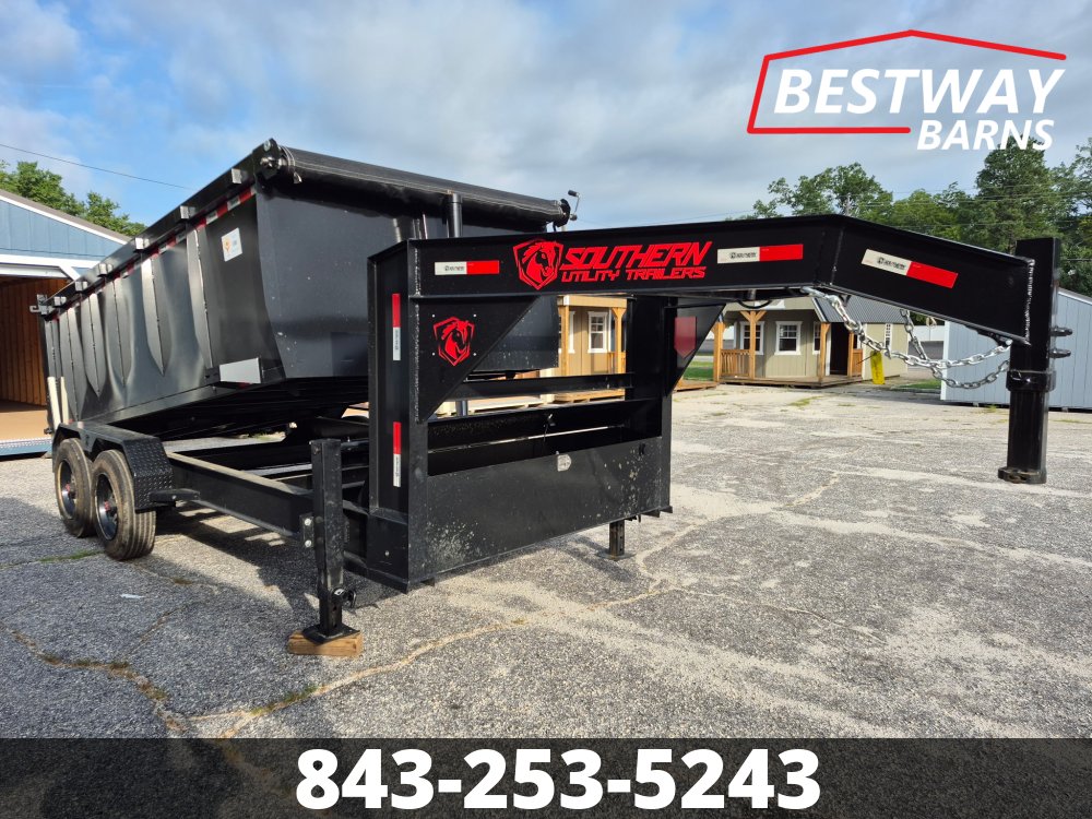 REPO 2026 SOUTHERN UTILTY TRAILERS 7 X 14 GOOSENECK Dump