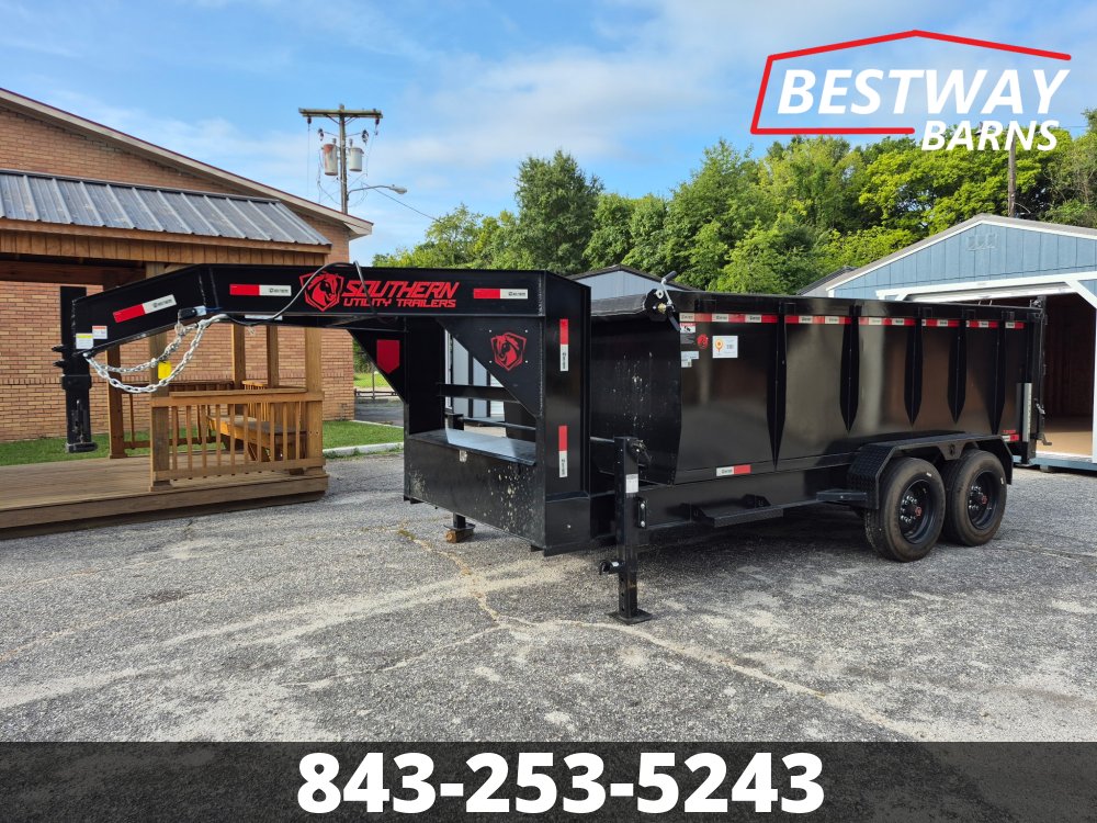 REPO 2026 SOUTHERN UTILTY TRAILERS 7 X 14 GOOSENECK Dump