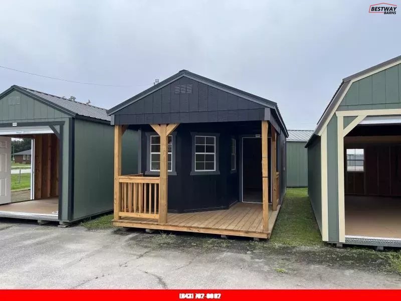 New 2025 Old Hickory 12x28 Deluxe Playhouse Utility Shed