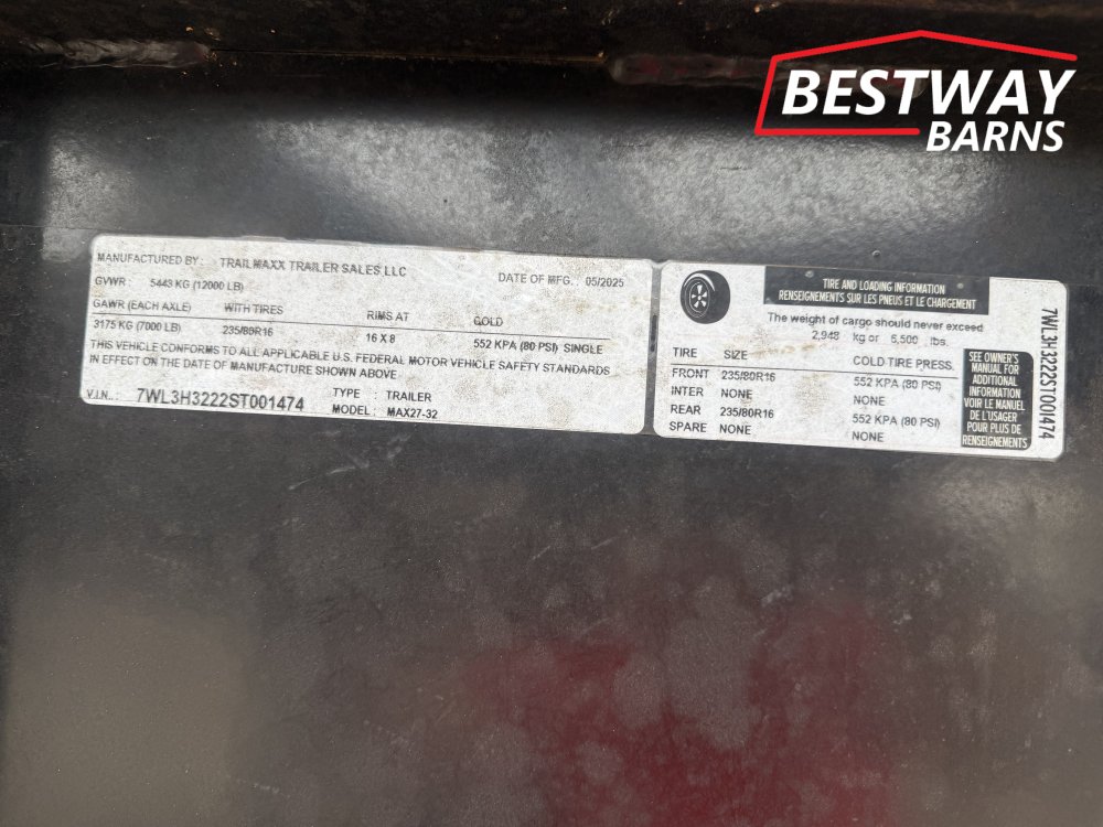 REPO 2025 Trail Maxx 102 X 32 GOOSENECK Equipment