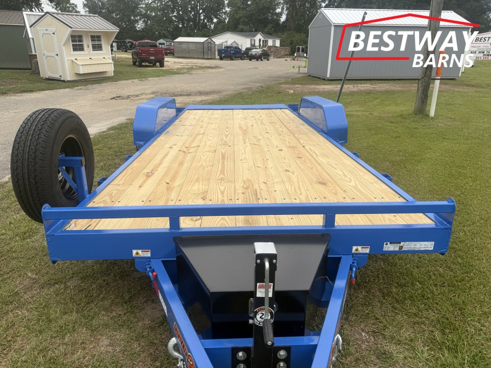 New 2027 Down 2 Earth 82X20 POWER TILT WOOD Deck Car Hauler