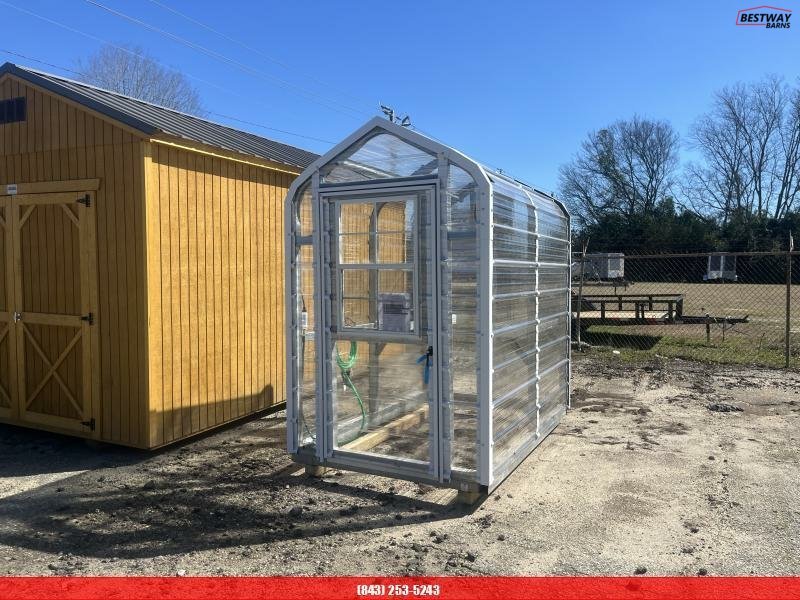 New 2025 Heritage Building 5X8 GREENHOUSE Utility Shed