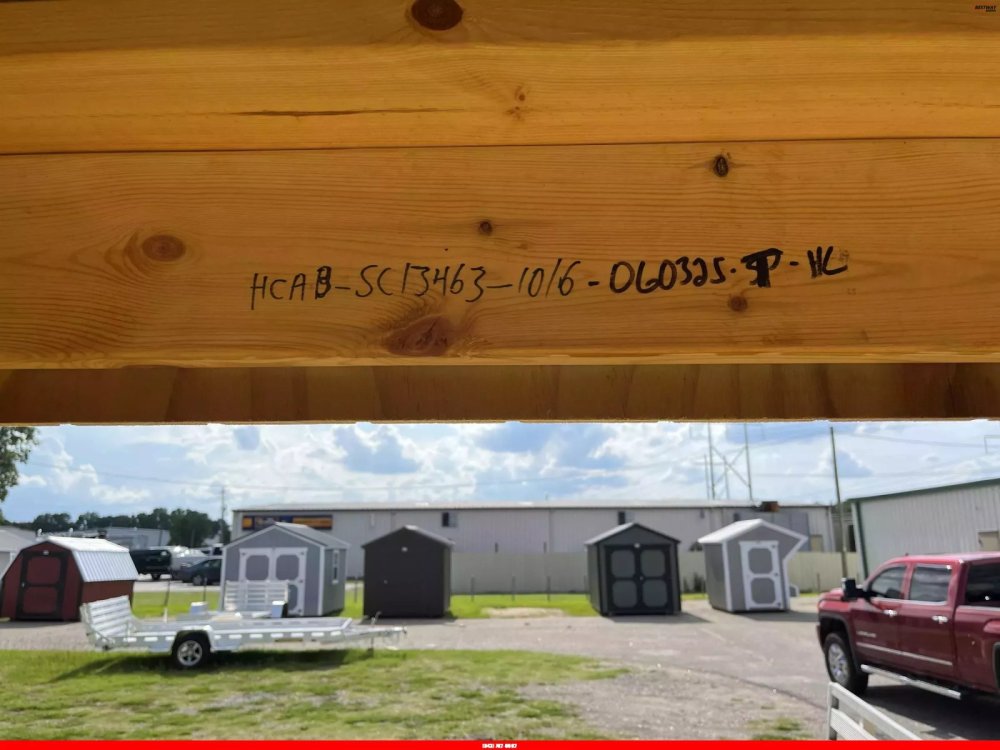 New 2025 Old Hickory 10X16 Cabana Utility Shed