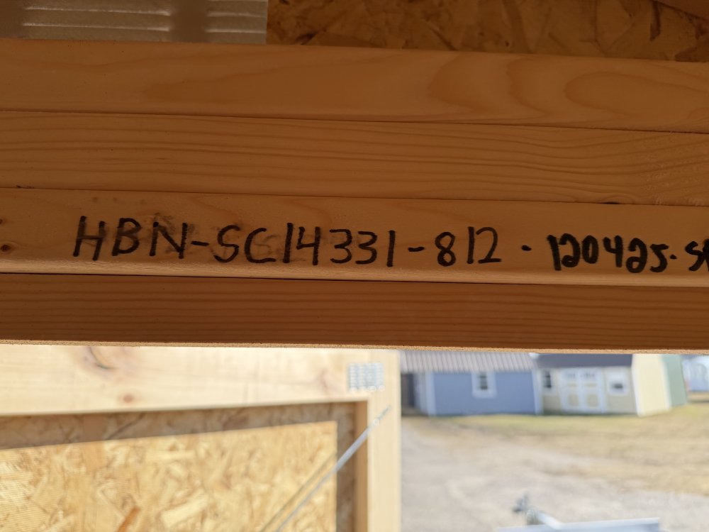 New 2025 Old Hickory 8X12 Barn