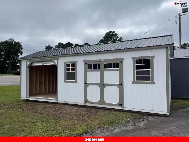 New 2025 Old Hickory 12X28 SIDE GARAGE Utility Shed