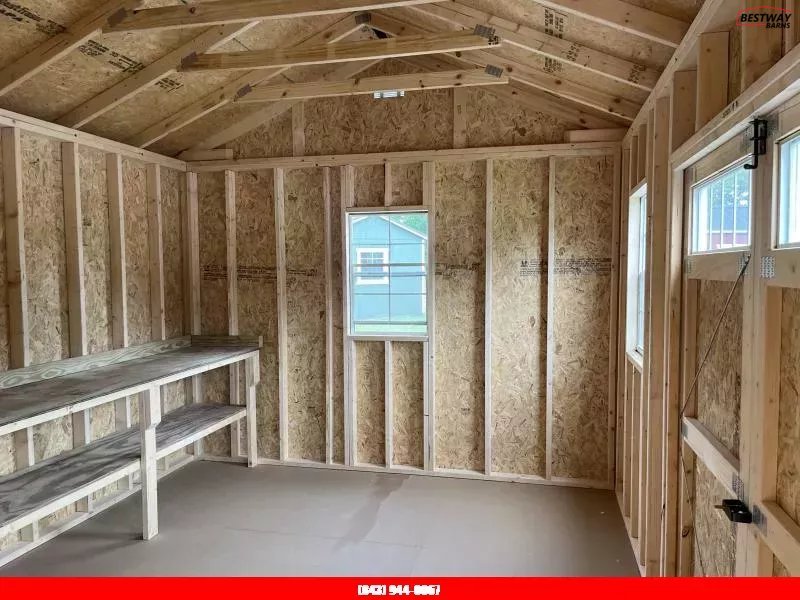 New 2025 Old Hickory 12X28 SIDE GARAGE Utility Shed