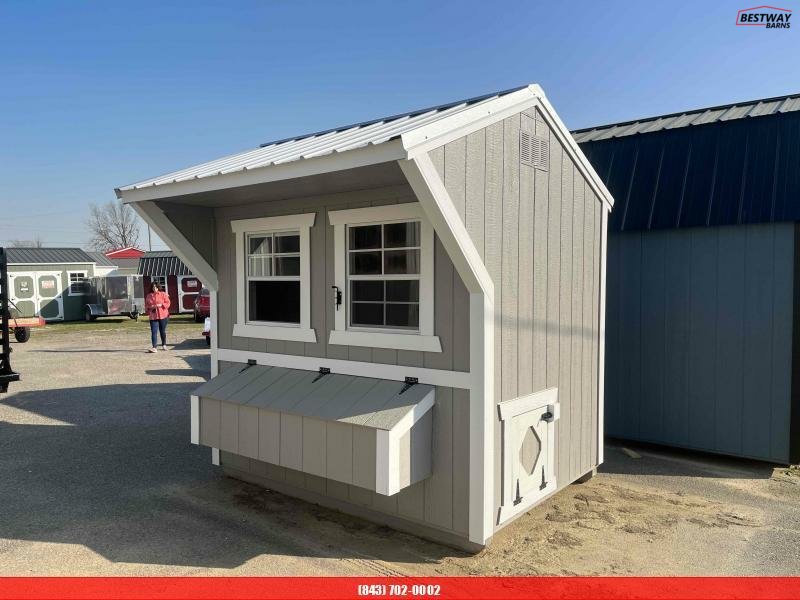 New 2024 Old Hickory 6X8 CHICKEN COOP Utility Shed