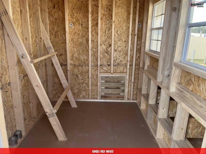 New 2024 Old Hickory 6X8 CHICKEN COOP Utility Shed