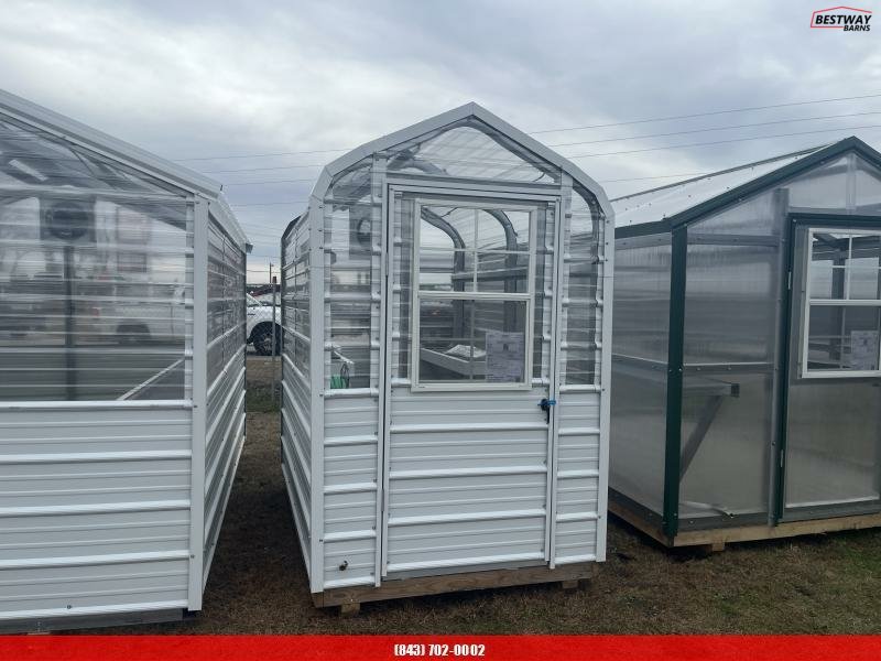 New 2024 Heritage Building 5X8 GREENHOUSE Utility Shed