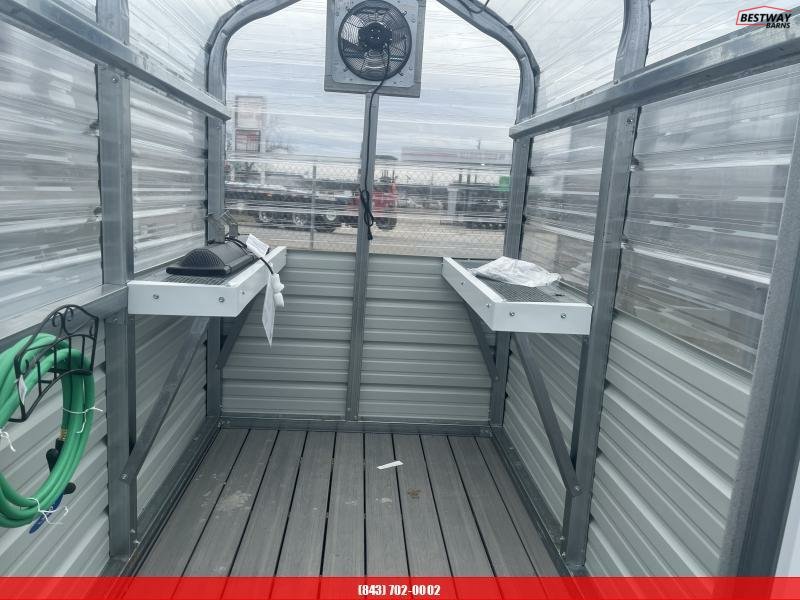 New 2024 Heritage Building 5X8 GREENHOUSE Utility Shed