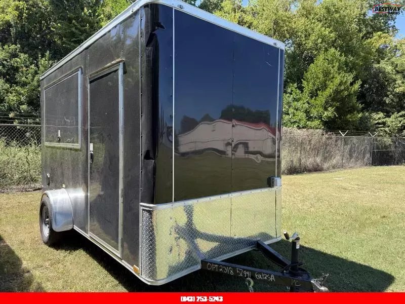Used 2025 Quality Cargo 6X12 CONCESSION Enclosed Cargo