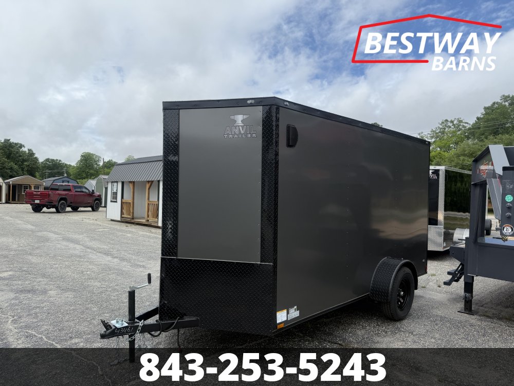 New 2026 Anvil 6X12 BLACKOUT Enclosed Cargo