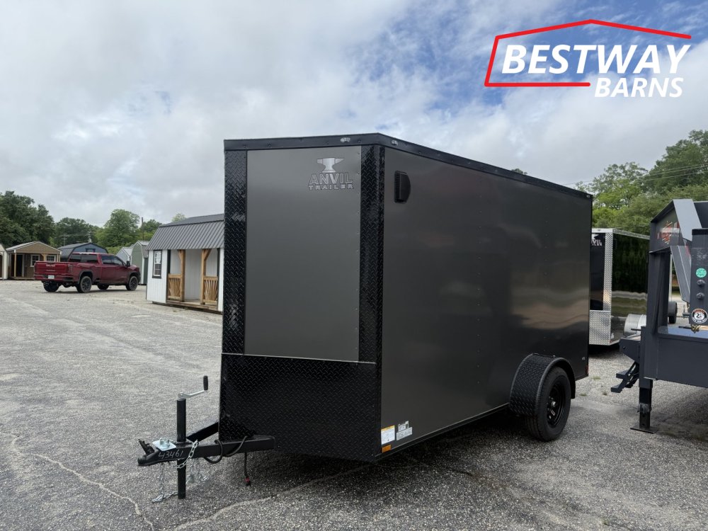 New 2026 Anvil 6X12 BLACKOUT Enclosed Cargo