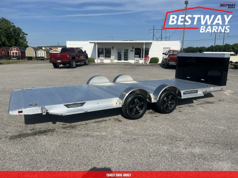 New 2027 Aluma 8218 EXECUTIVE TILT W/ CARGO BOX Car Hauler