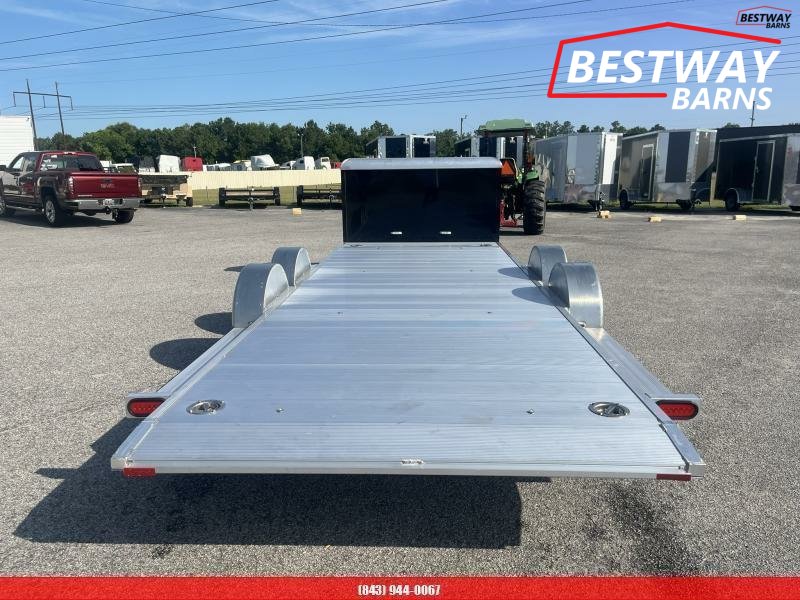 New 2027 Aluma 8218 EXECUTIVE TILT W/ CARGO BOX Car Hauler