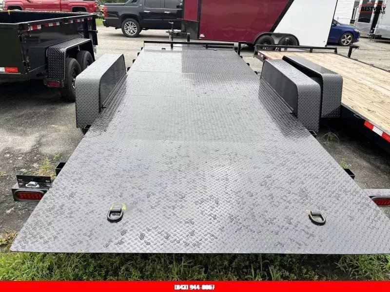 New 2026 Down 2 Earth 82X20 POWER TILT SOLID STEEL Deck Car Hauler