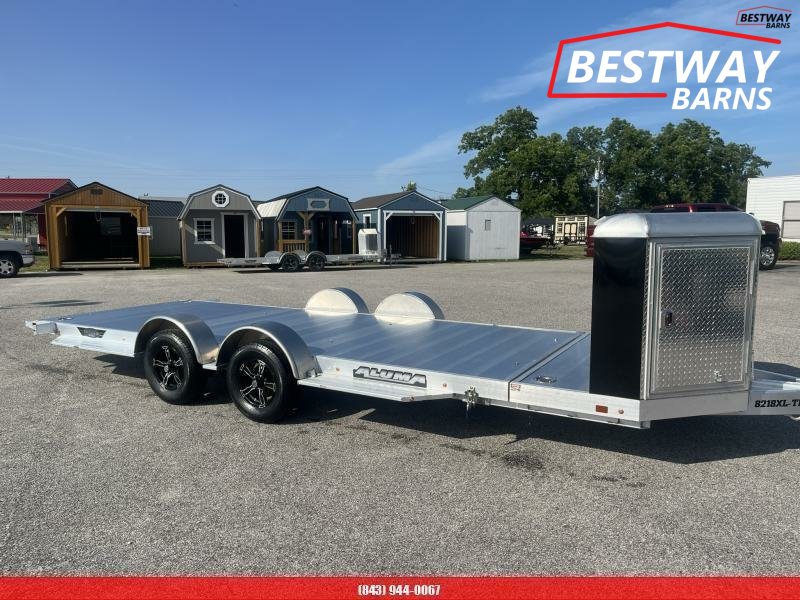 New 2027 Aluma 8218 EXECUTIVE TILT W/ CARGO BOX Car Hauler