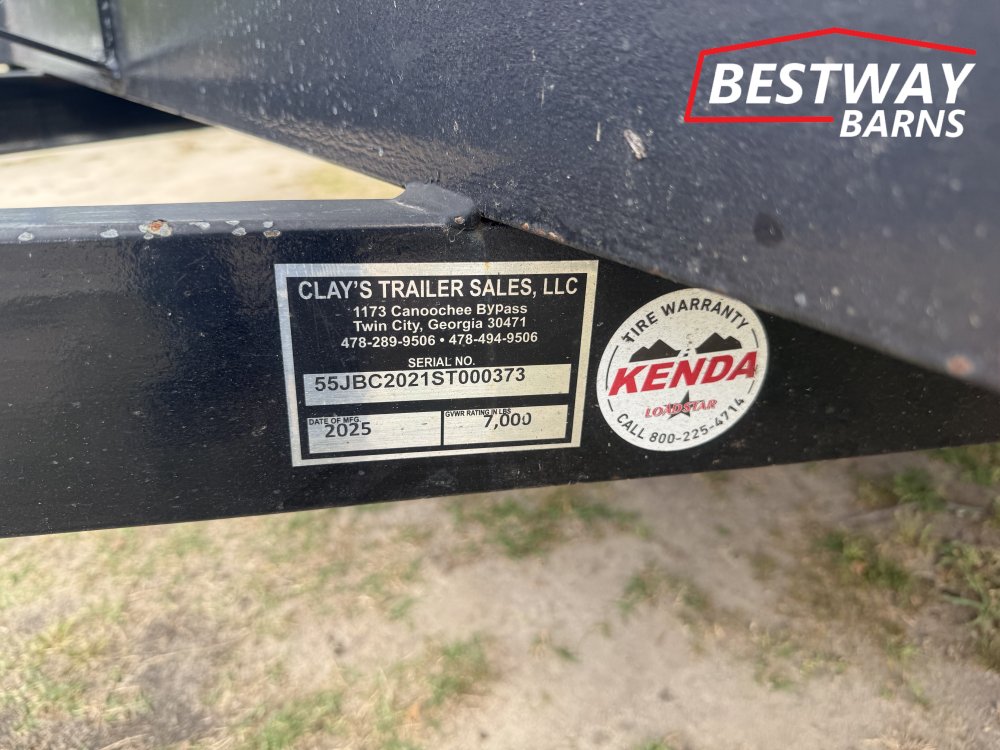 REPO 2025 Clay's Trailers 7X20 Car Hauler