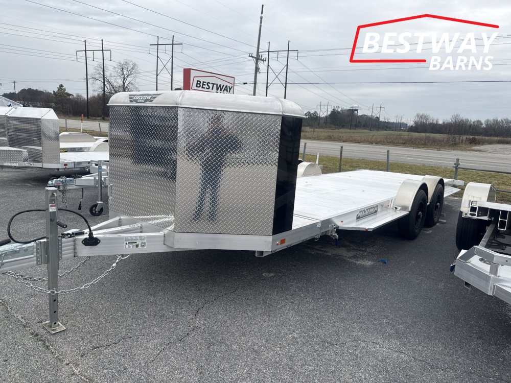 New 2027 Aluma 8220H XL TILT W/ CARGO BOX Car Hauler
