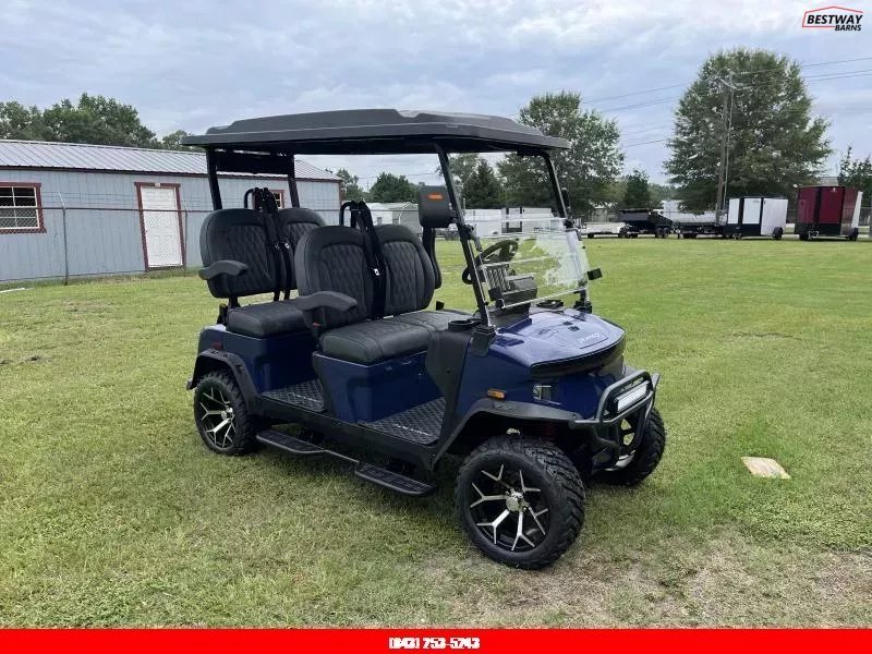 New 2026 Denago EV ROVER XL BLUE Golf Cart