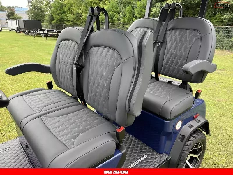 New 2026 Denago EV ROVER XL BLUE Golf Cart