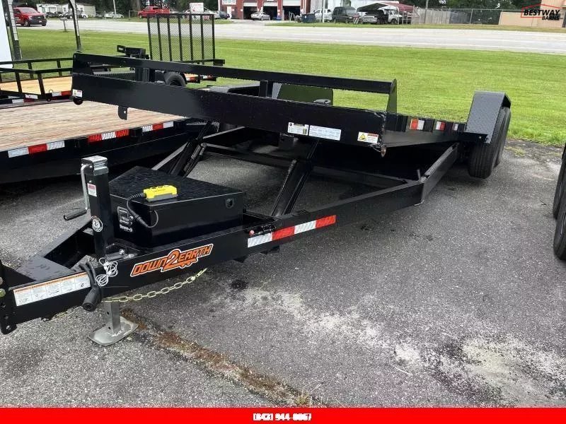 New 2026 Down 2 Earth 82X20 POWER TILT SOLID STEEL Deck Car Hauler