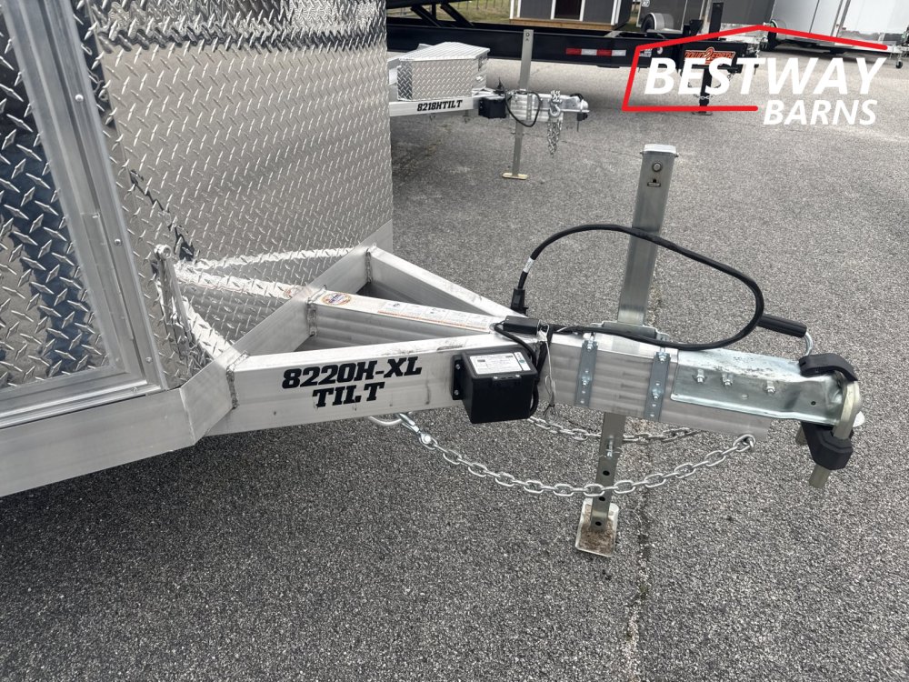 New 2027 Aluma 8220H XL TILT W/ CARGO BOX Car Hauler