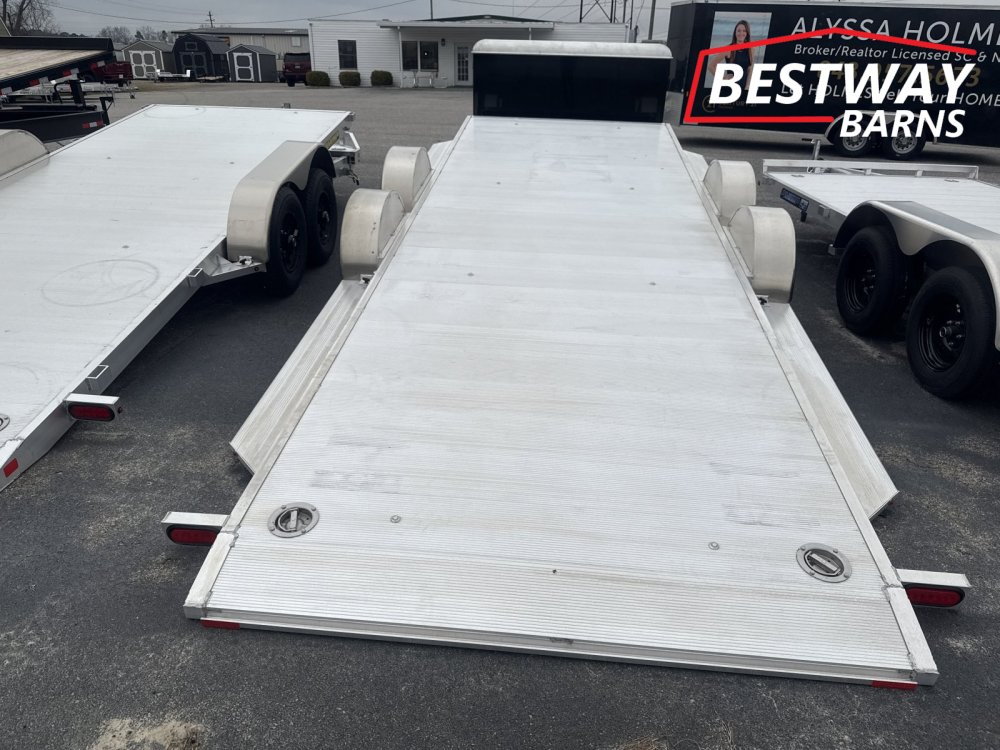 New 2027 Aluma 8220H XL TILT W/ CARGO BOX Car Hauler