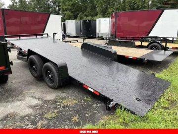New 2026 Down 2 Earth 82X20 POWER TILT SOLID STEEL Deck Car Hauler