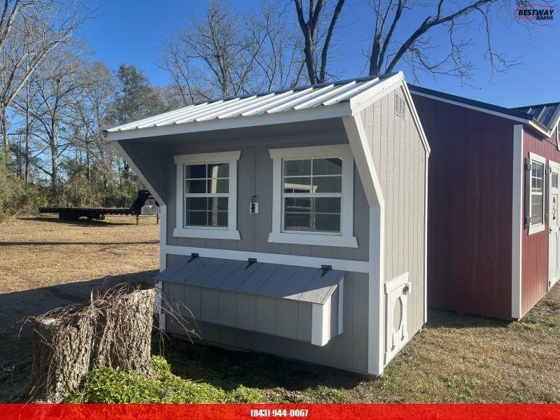New 2024 Old Hickory 6X8 CHICKEN COOP Utility Shed