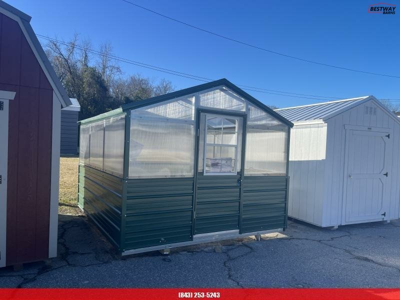 New 2024 Heritage Building 10X12 GREENHOUSE Utility Shed