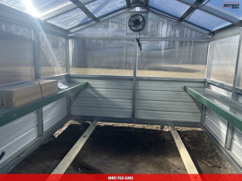 New 2024 Heritage Building 10X12 GREENHOUSE Utility Shed