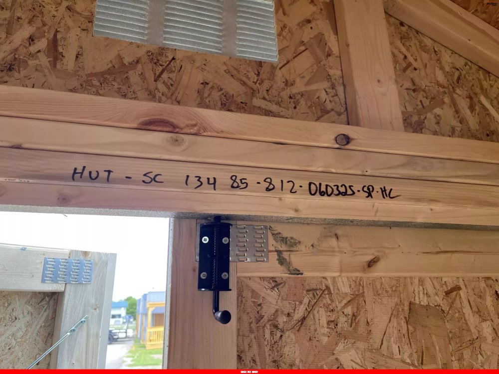 New 2025 Old Hickory 8X12 Utility Shed