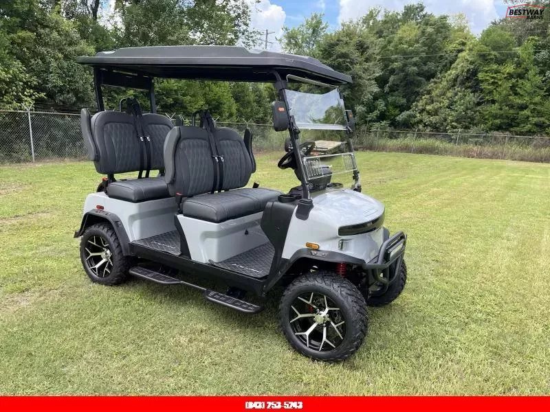 New 2026 Denago EV ROVER XL GRAY Golf Cart