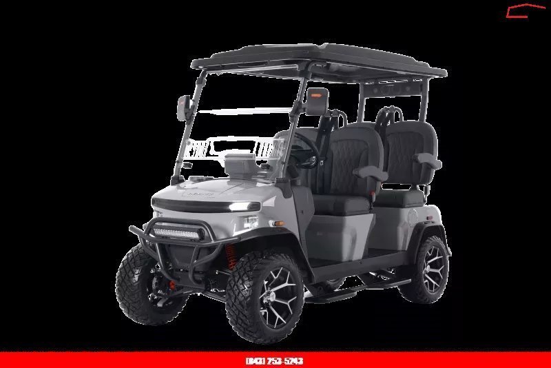 New 2026 Denago EV ROVER XL GRAY Golf Cart
