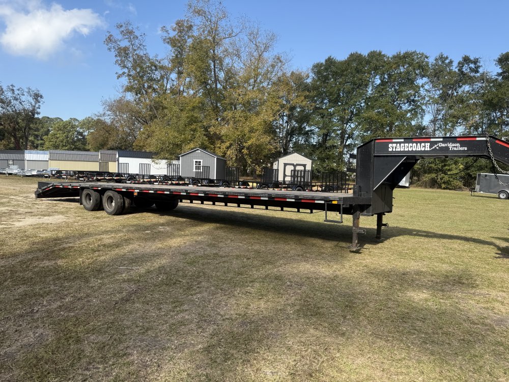 REPO 2023 Davidson Trailers 102 x 40 Gooseneck Equipment Trailer Equipment