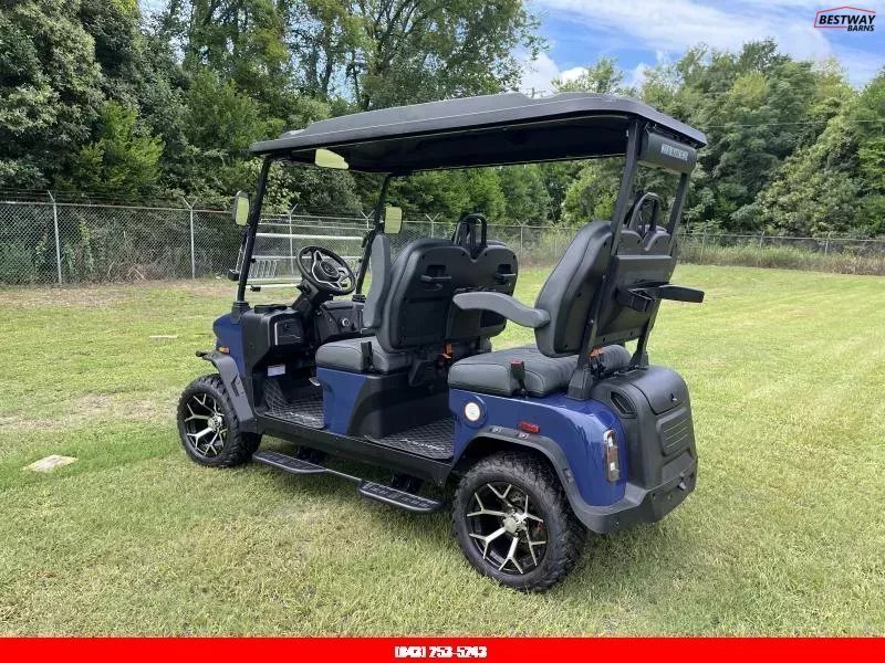 New 2026 Denago EV ROVER XL BLUE Golf Cart