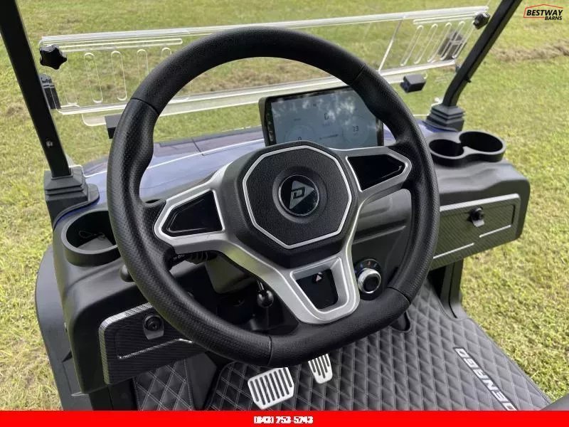 New 2026 Denago EV ROVER XL BLUE Golf Cart