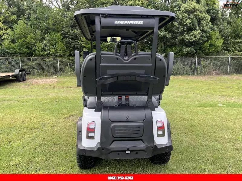 New 2026 Denago EV ROVER XL WHITE Golf Cart