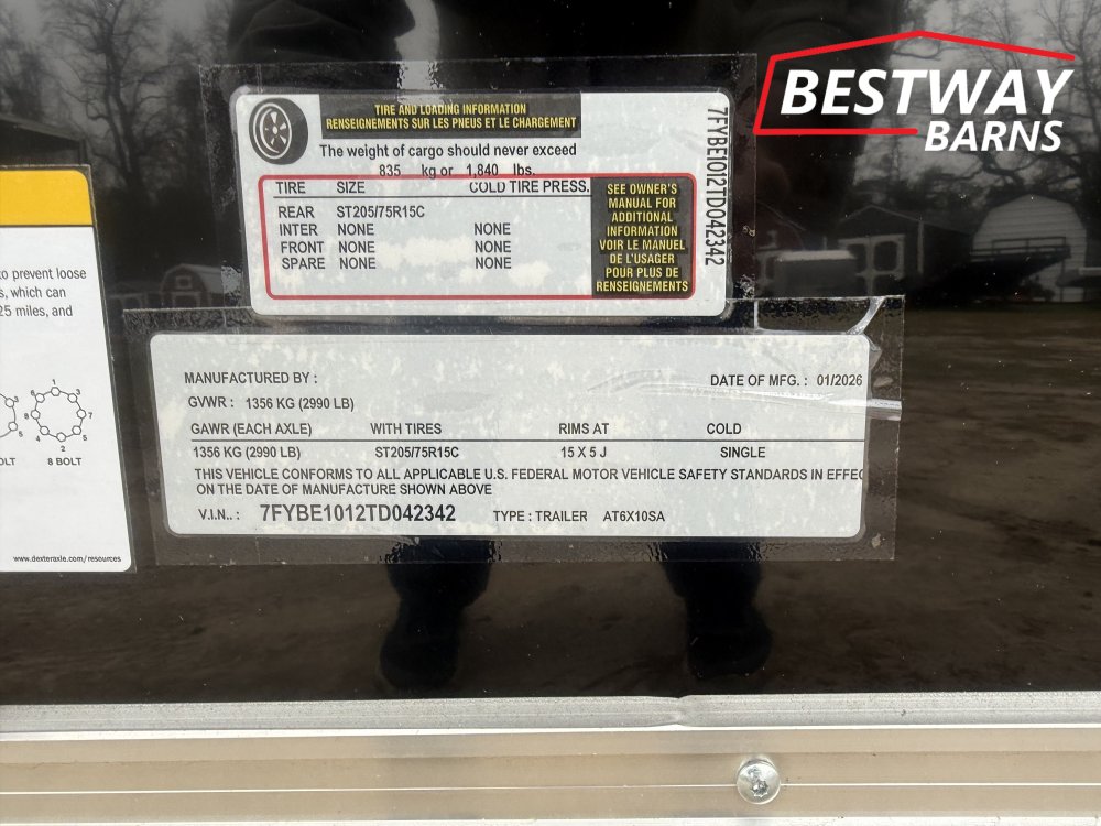 New 2026 Anvil 6 X 10 Enclosed Cargo