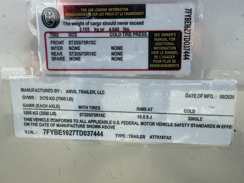 New 2026 Anvil 7X16 PRO SERIES Enclosed Cargo