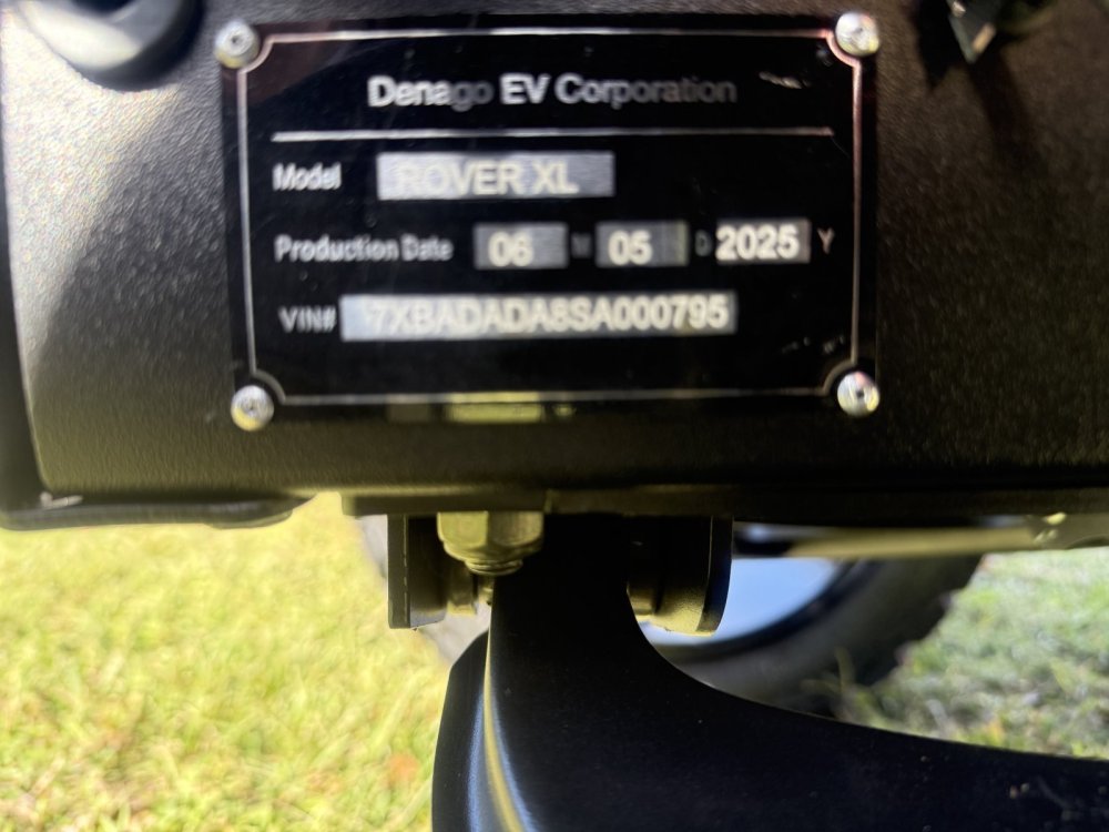 New 2026 Denago EV ROVER XL AQUA Golf Cart