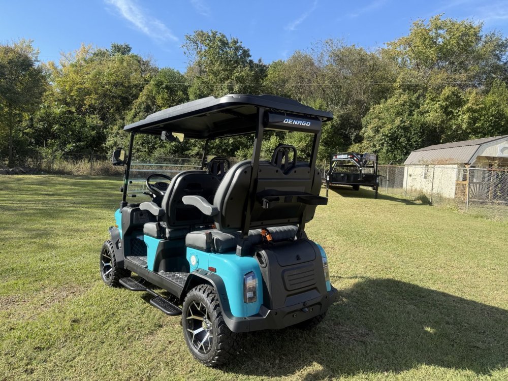 New 2026 Denago EV ROVER XL AQUA Golf Cart