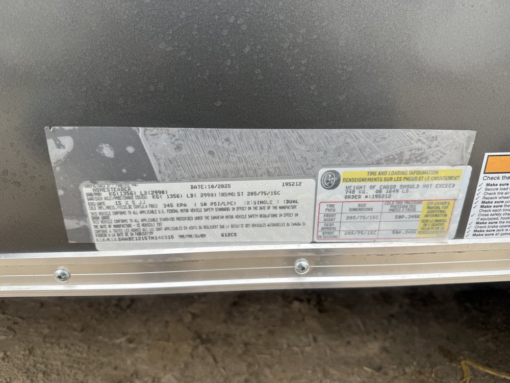 New 2026 HOMESTEADER 6 X 12 CONCESSION Enclosed Cargo